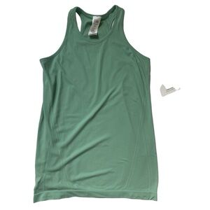 Athleta Girl SeaFoam Green Sleeveless Women’s Top, Racerbk Textured Weave Sz XL